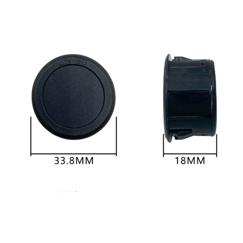 DC 4-100V LED Digital Display Circular Two-wire Voltmeter DC Digital Voltmeter Head Display Reverse Connection Protection