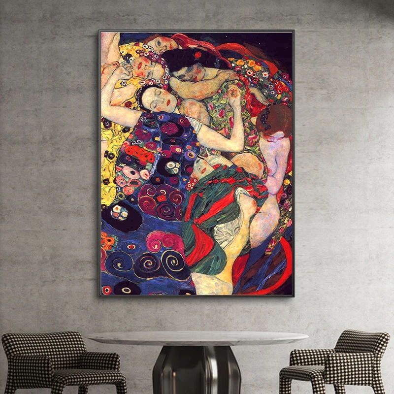 

Famous Gustav Klimt Abstract Canvas Paintings Mordern Poster Print Wall Pictures for Living Room Wall Decoration Cuadros