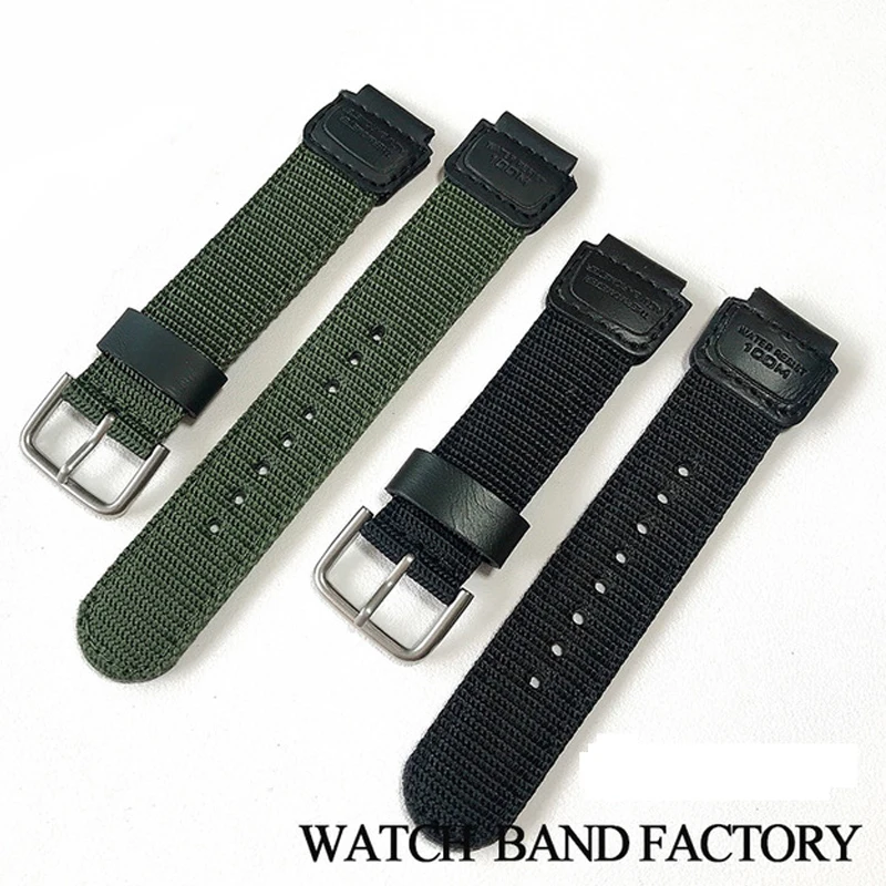 Nylon strap for CASIO band 18mm AE-1000W AE-1300 AE1200 W-S200H W-800H W-216H W-735H W-215 AEQ-110W SGW-300H 400H 500H MRW-200H