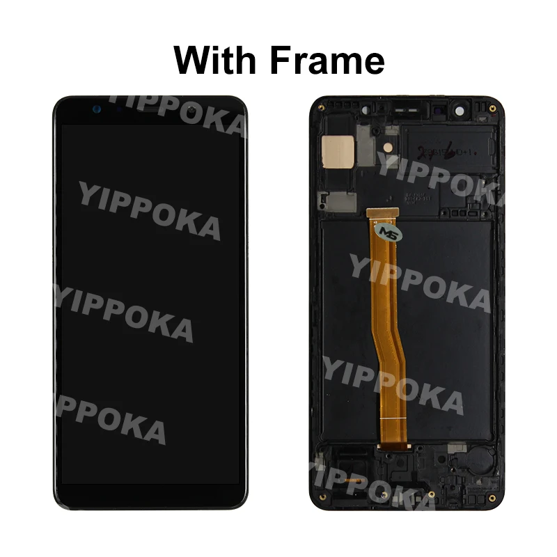 Super AMOLED For Samsung Galaxy A7 2018 A750 Display SM-A750F A750G LCD Touch Screen Digitizer Assembly Replacement A750F LCD