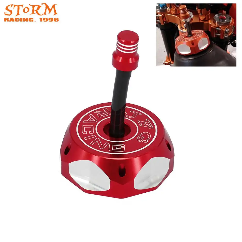 Gas Cap Gas Fuel Tank Cap with Breather Valve Universal CNC For CRF CR XR 50cc-150cc RM KX KLX TTR SSR Apollo Motorcycle Parts