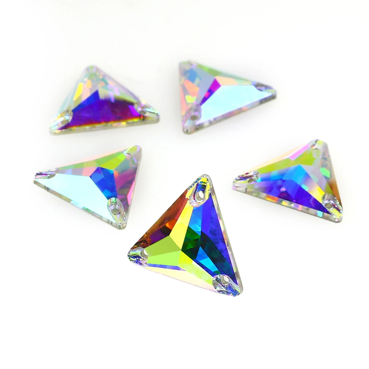 Mixed Shapes size AB Color Glass Crystal sew on rhinestones  Charming Sewing Diamond Diy wedding dress for Garment Decoration