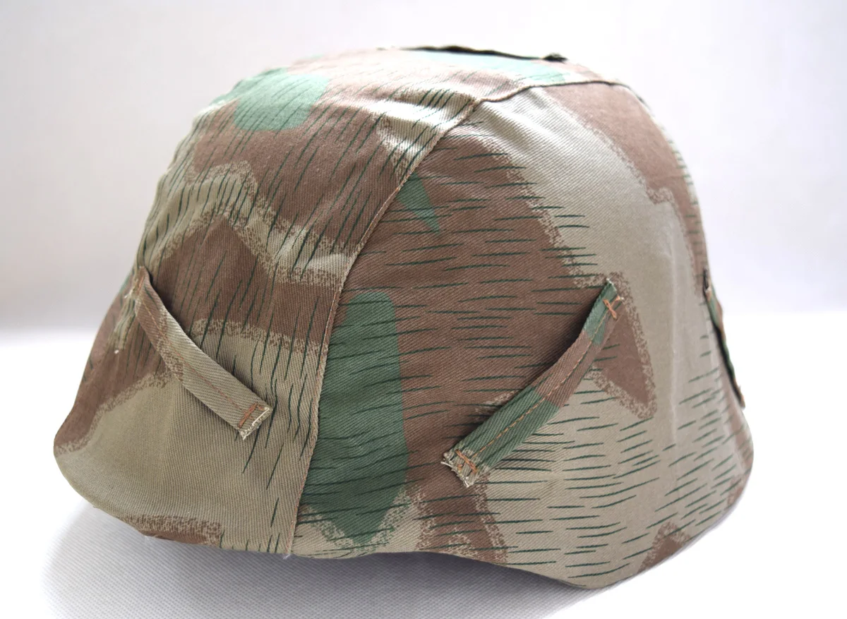 Replica de funda de casco reversible alemán Splinter Camo M35 M40 de recreación