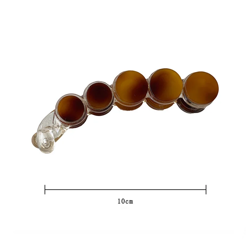 1PC Marble Grain Hair Claw Clips Banana Clip High Ponytail Holder Non-slip Hairpin Hair Accessories for Women