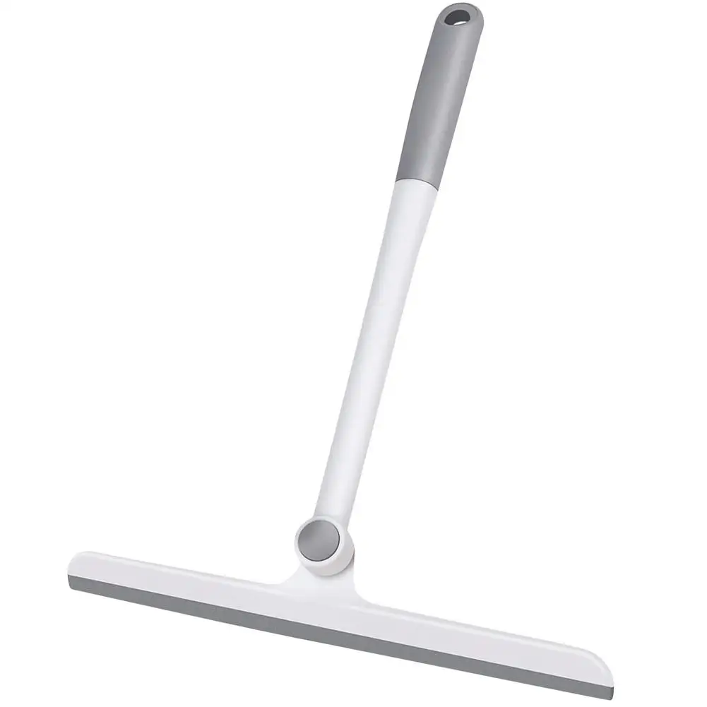 

Cleaning Squeegee Multifunctional Silicone Glass Scraper 360 Rotating For Professional Water Absorption For Shower Doors Windows
