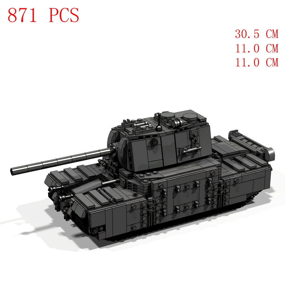 

hot military wwII technical Japanese Army Type 5 heavy tank war vehicles weapons equipment Building Block model bricks toys gift