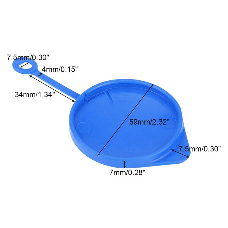 Bouchon de réservoir de lave-glace pour Civic CR-V, bleu, lave-glace de voiture