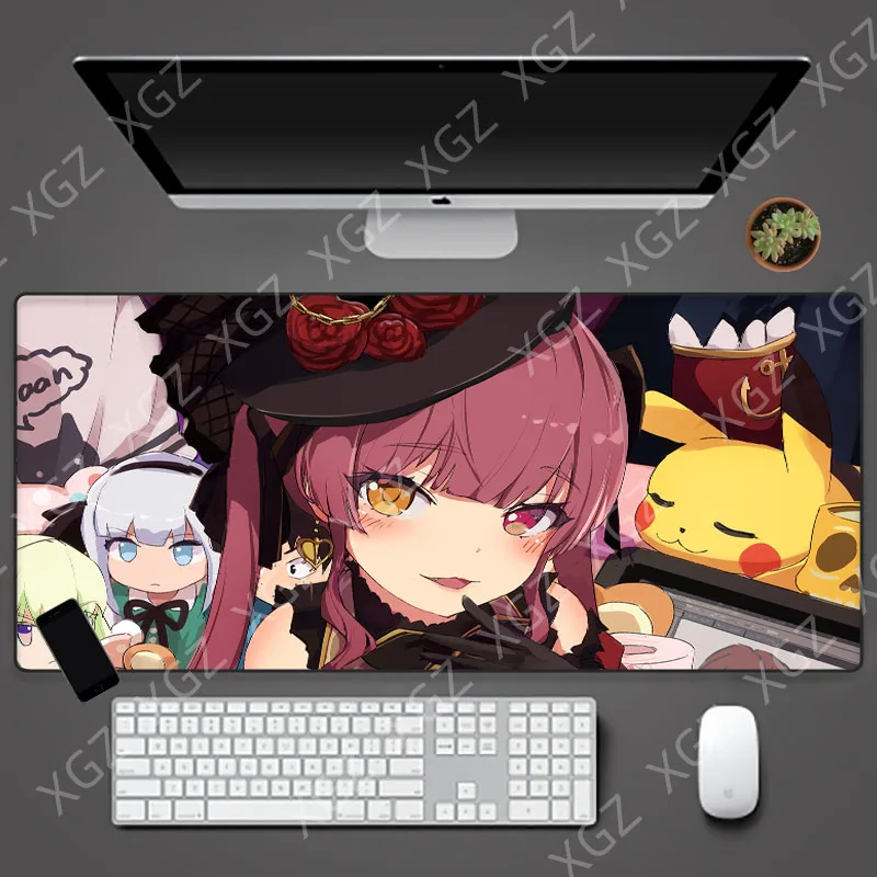 Yuzuoan XL Azur Lane Game Mouse Pad Anime Gamer Computer Game Cabinet Pad Gamer Accessories Varmilo Carpet Table Pad Keyboard