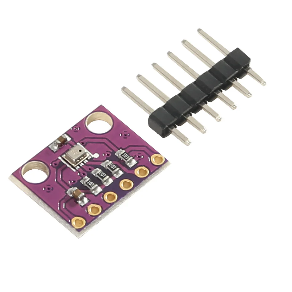 Módulo de pressão barométrica da umidade da temperatura do sensor digital de aokin 3.3v bmp280 para arduino