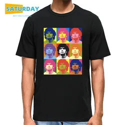 Diego Maradona Rip erkekler pamuk baskı T shirt kadın rahat 90s tarzı üstleri Tee Unisex boyutu giysi, damla nakliye