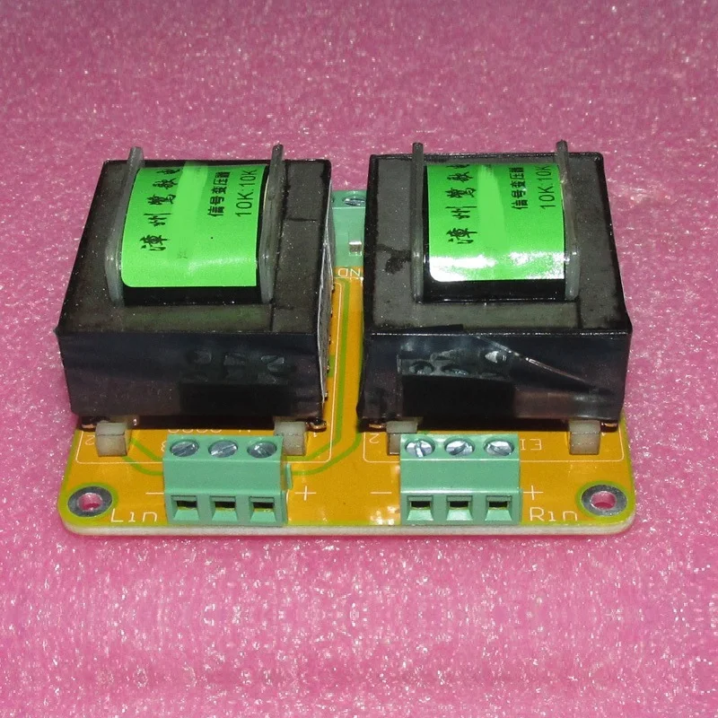 frequency response:10HZ-98KHZ-0.3DB signal current 25mA 10K:10K and 5K:5K single-ended/balanced signal multi-purpose transformer