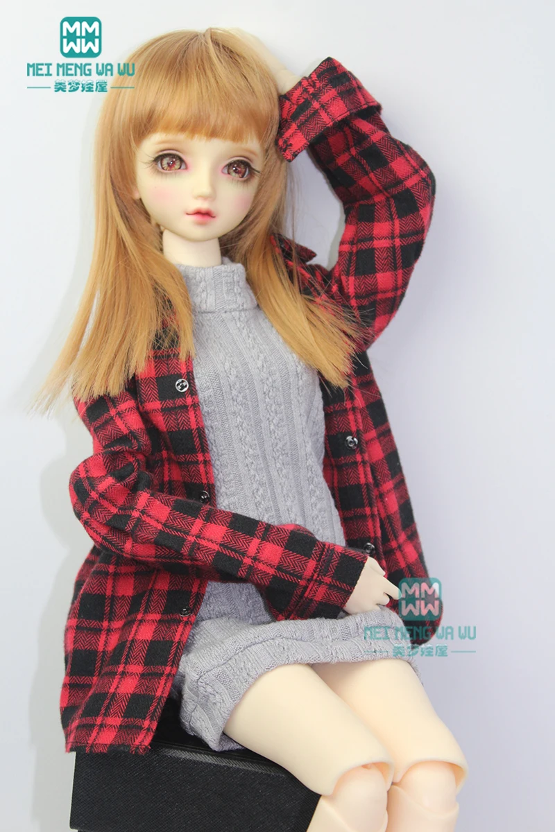 Fits 58-60CM 1/3 Girls SD DD Dolls Toys Ball Jointed Doll clothes Fashion halter sweater Shirt