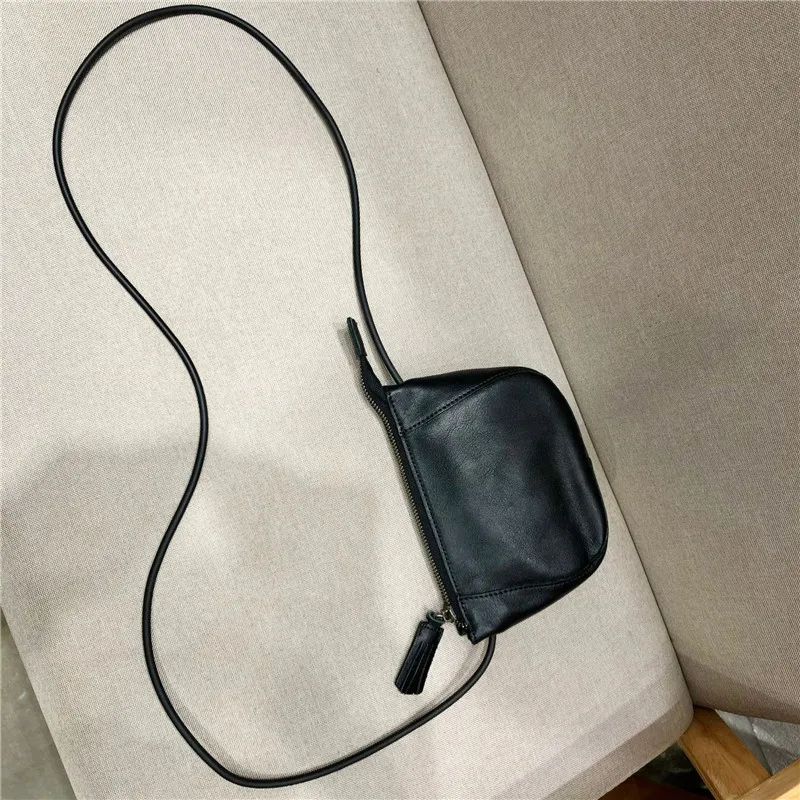 Bolsa crossbody retrô multifuncional para mulheres, mini bolsa de ombro couro natural, pequenos sacos mensageiro para senhoras, novo Shell, 2021