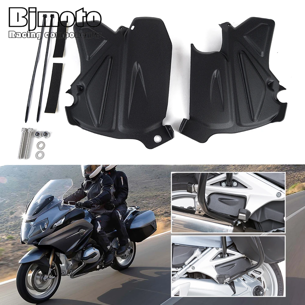 Rear Passenger Footrest Foot Pegs Pedals Footpeg Plate Cover For BMW R1200RT LC R1200 RT R 1200 RT 1200RT 2014-2021 Mudguard