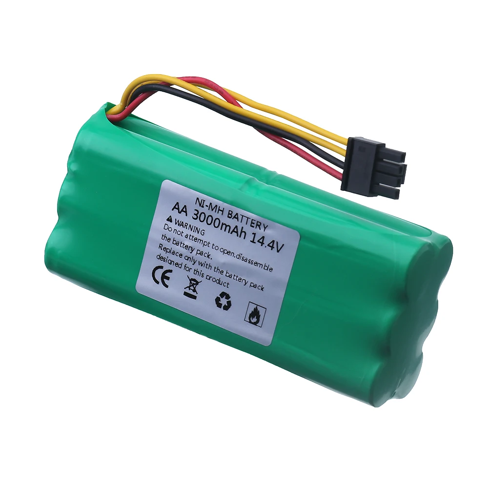 14.4V 2500mAh 3000mah Ni-MH battery for Ecovacs Deebot Deepoo X600 ZN605 ZN606 ZN609 Midea Redmond Vacuum Cleaner