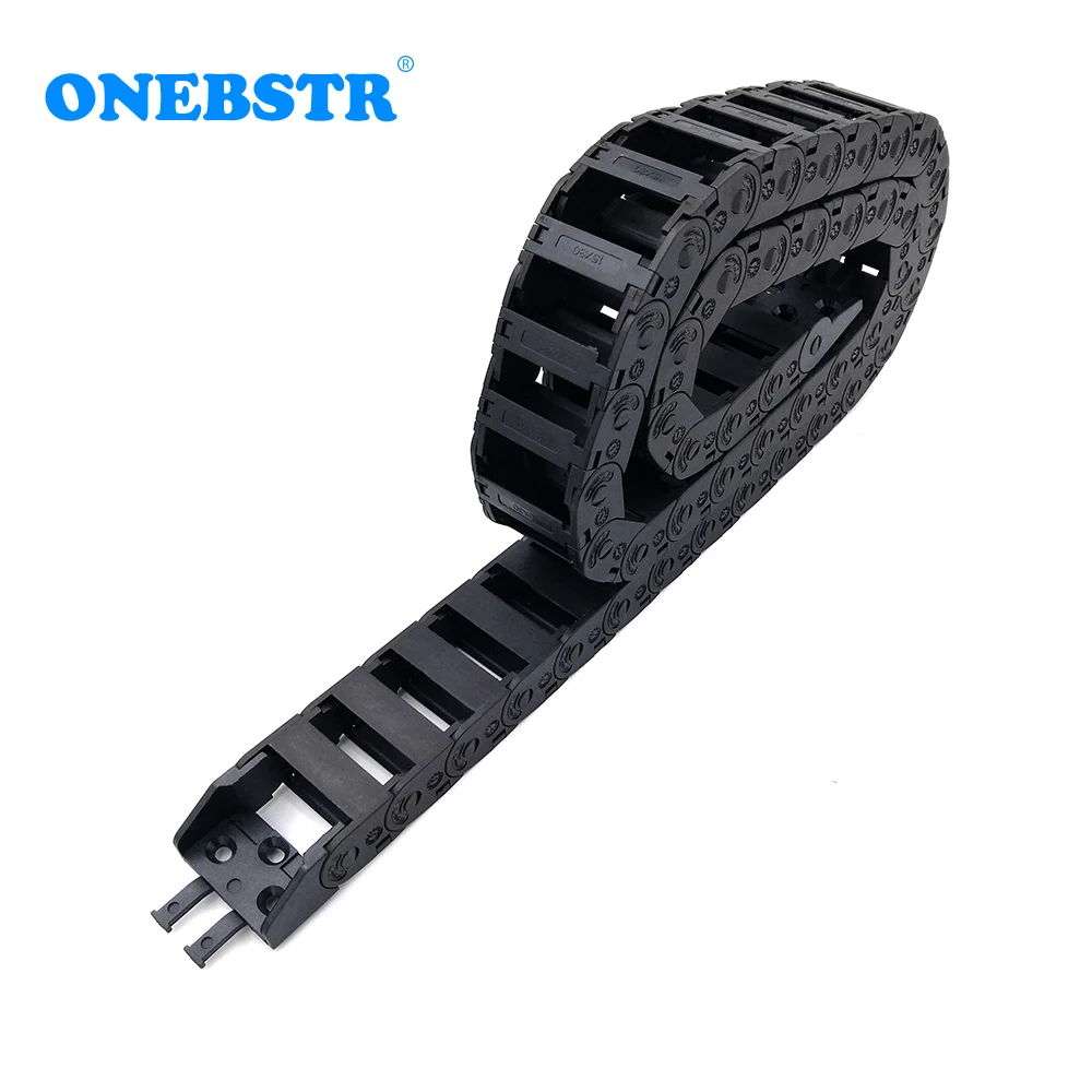 Cable portador de cadena de arrastre para enrutador CNC, 1 metro, 15x30mm, tipo puente, apertura Exterior, herramientas de máquina, gran oferta