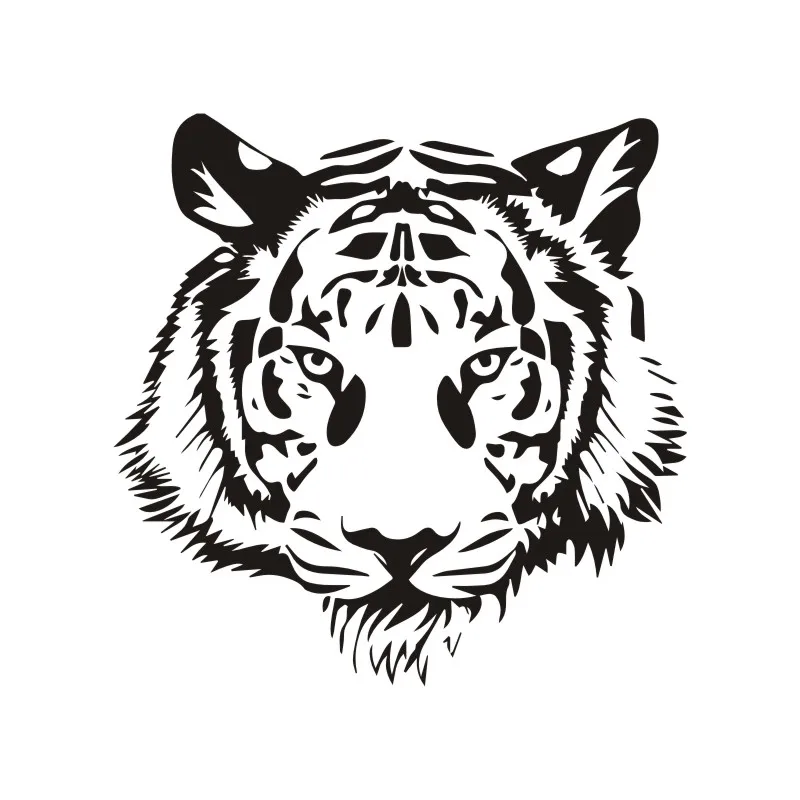 Tiger car sticker 20cm * 20cm powerful tiger head car motorcycle 3D sticker decoration car styling custom sticker - Image 3