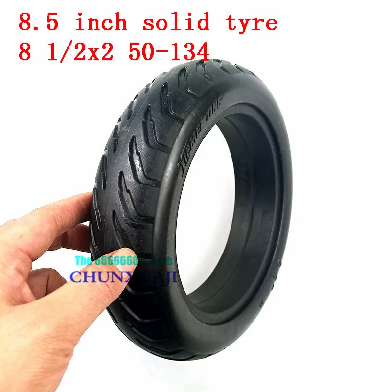 8 1/2X2 (50-134) Solid Tyre for Gas Electric Smart Electric Scooter 8.5 Inches 8.5x2 Baby Carriage Wheelbarrow Wheel Solid Tire