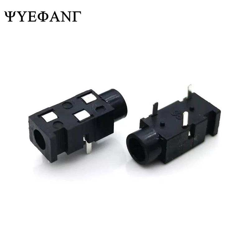 10pcs 3.5mm Headphone Jack Audio Jack PJ-320 3-Line Pin Female Connector DIP Stereo Headphones PJ-320B