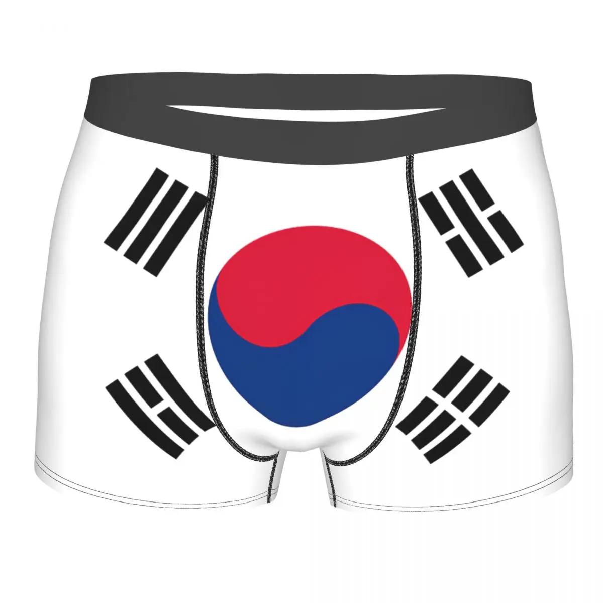 National Flag Of South Korea Authentic Underpants Breathbale Panties Male Underwear Print Shorts Boxer Briefs