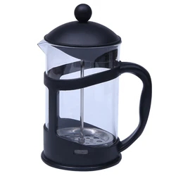 Press Coffee Maker 350/600/800ml 304 Stainless Steel French Press with 3 Filter Screens, Borosilicate Glass Brew Coffee Maker