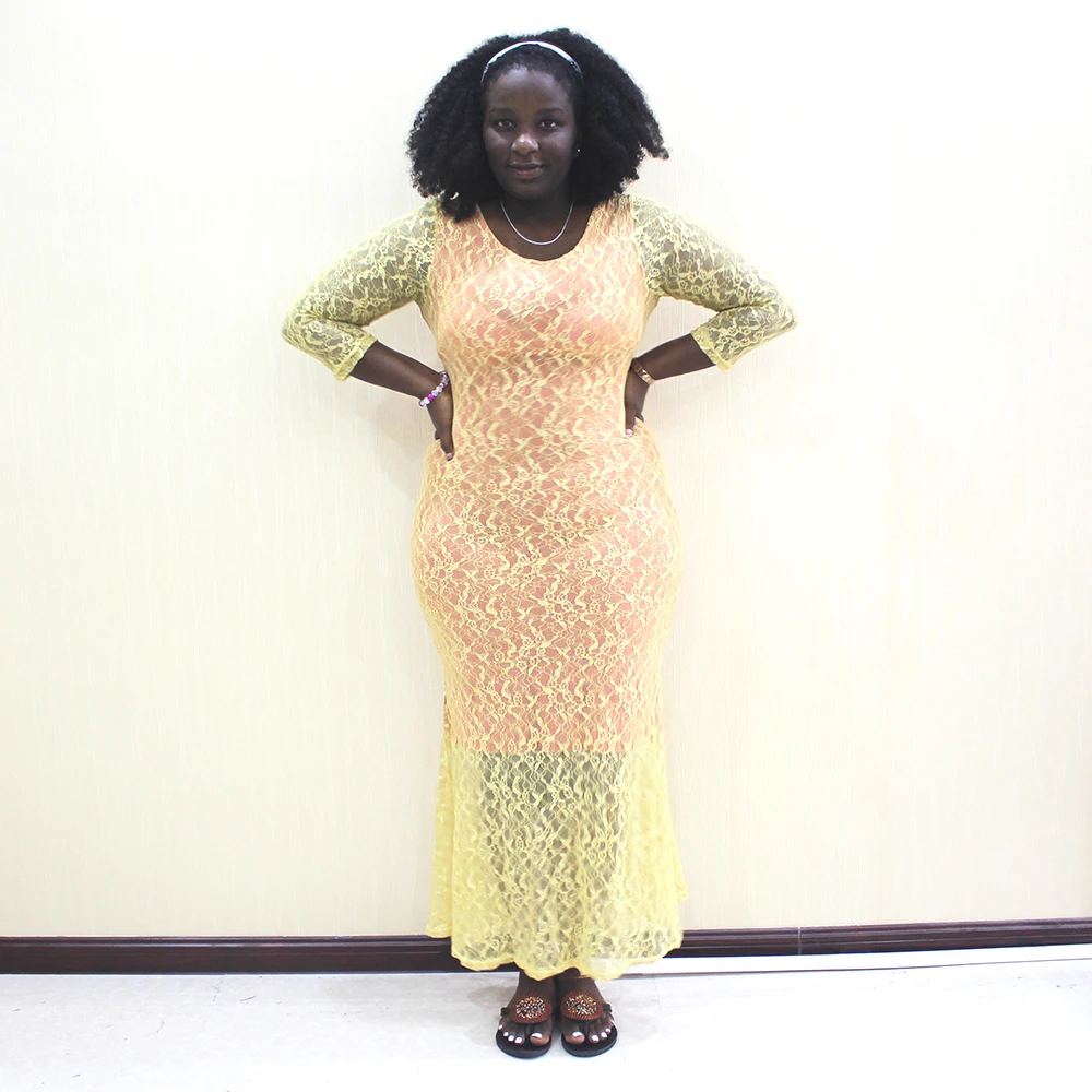 

African Lace Fabric For Dress Gold African Lace Dress Slim Mermaid Hem Sexy Elegant Party Dresses