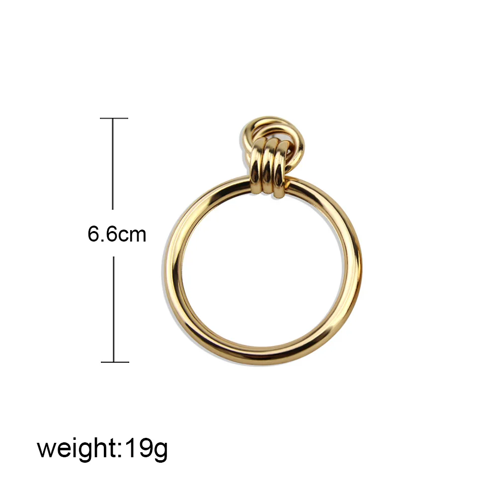 60mm Big Circle Geometric Round Hoop Earring for Girls Women Fashion Hollow Out Punk Metal Drop Earrings Fashion Elegant Jewerly