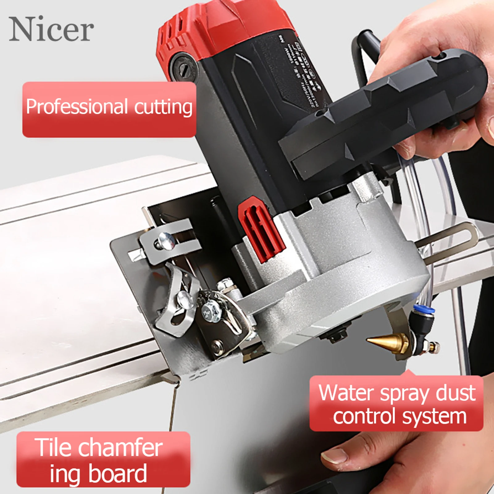 45 Degree Angle Cutting Machine Tiling Support Mount Ceramic Tile Cutter Seat for Stone Building Tool Corner Cutting Machine