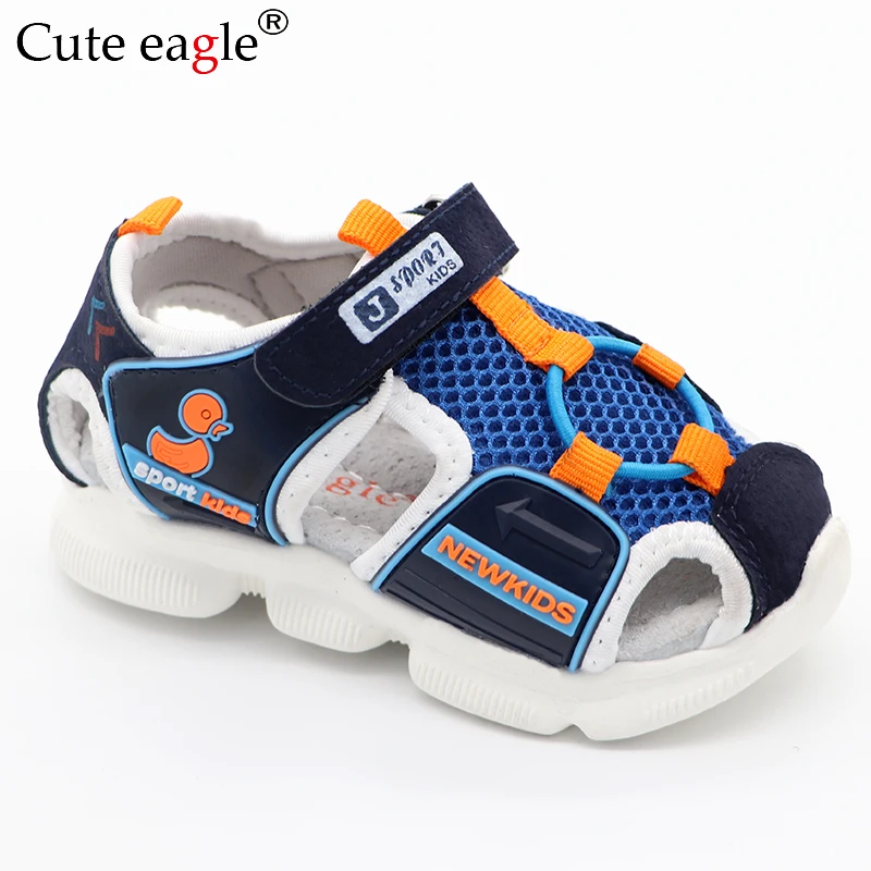 Sandals for toddler girls New summer newborn shoes girl brand open toe Beach shoes Boys And Girls Leather Functional Sandals