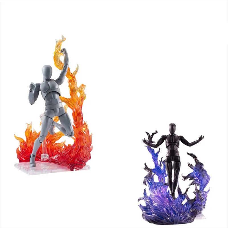 Flame Impact Effect Model Action Figure  Fire Scenes Toys Special Effect Action Toys Accessories