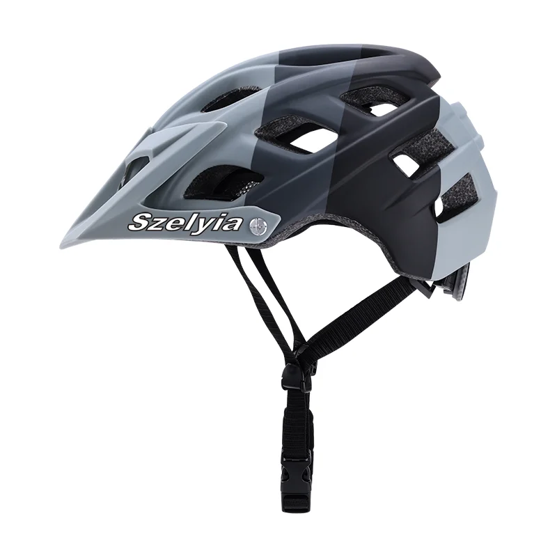 Casco de ciclismo de montaña para hombre, equipo moldeado integrado, capacete para bicicleta de montaña