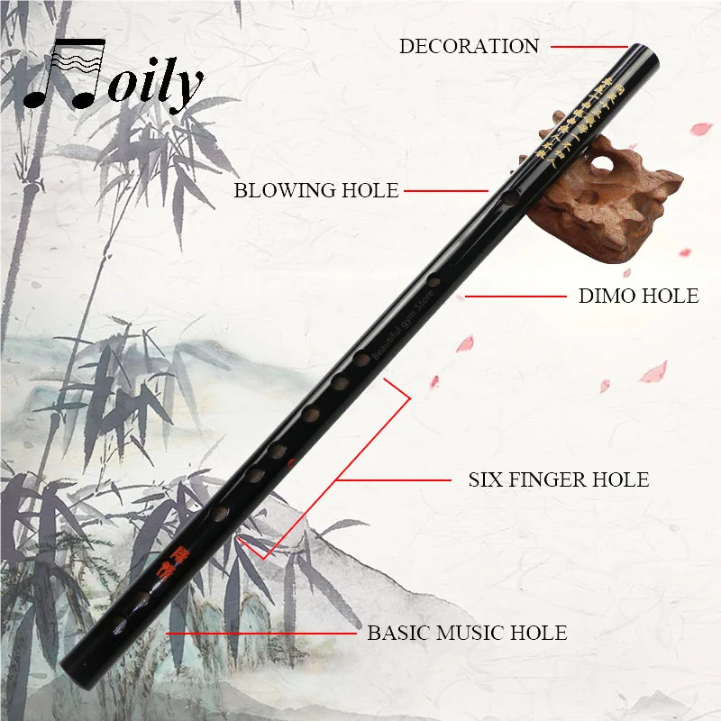 Anime Mo Dao Zu Shi Cosplay accessories Wei Wuxian Flute Chinese dizi Transversal Flauta Traditional Musical Instruments