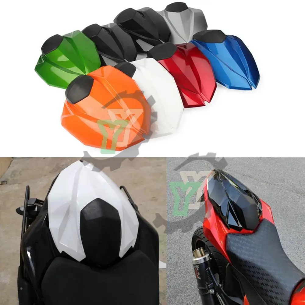 Para kawasaki z800 z 800 2013 2014 2015 2016 capa de assento traseiro da motocicleta carenagem passageiro pillion cauda capa traseira 13 14-16