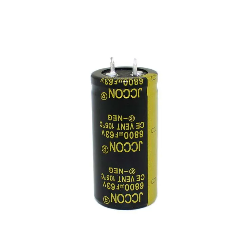 Imagem -04 - Baixo Esr Alta Freqüência Alumínio Capacitor Eletrolítico 63v 6800uf 25x50 mm