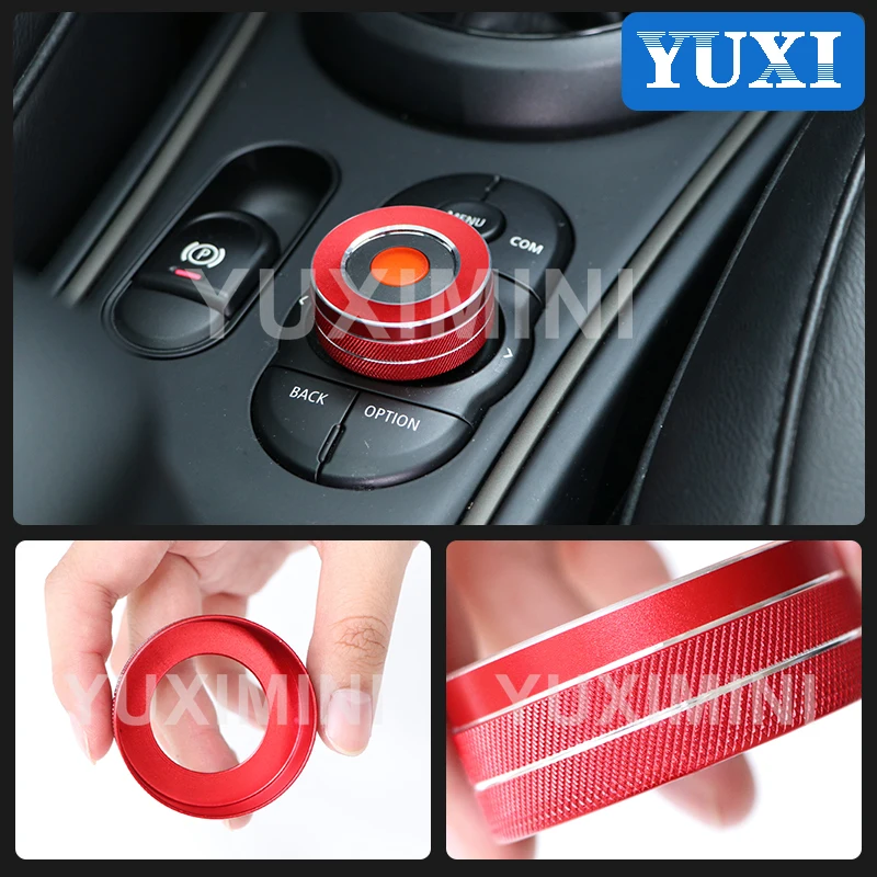 Car Air Conditioner Multimedia Air Outlet Knob Decorative Cover For BMW MINI ONE Cooper S JCW F54 F55 F56 F57 F60 Accessories