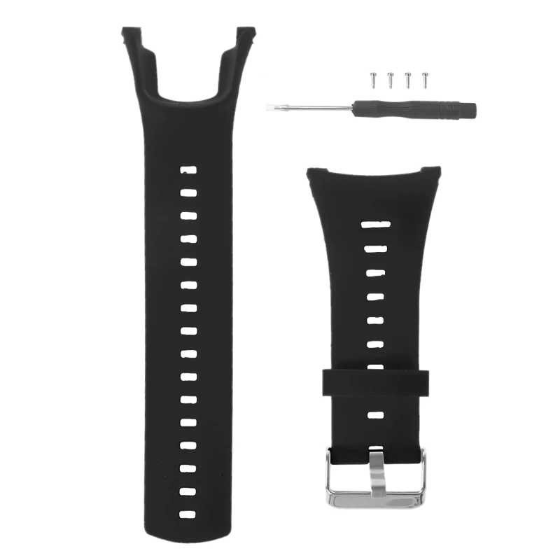 Replacement Silicone Sport WristBand Smart Strap For Suunto Ambit Series 1/2/3 F3MD