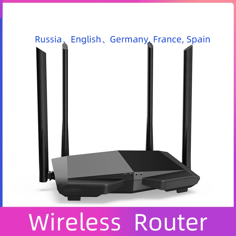 

AC6 Home Dual Band 5G Wireless Router 1200M Gigabit WIFI WPA-PSK/WPA2-PSK Encrypted Guest Network 220V/50HZ