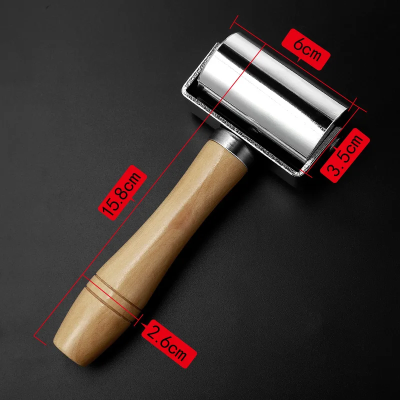 WUTA 26/60mm Press Edge Roller Leather craft Glue Laminating Tool Leather Edge Creaser & Smoother Steel Iron Roller DIY Handmade