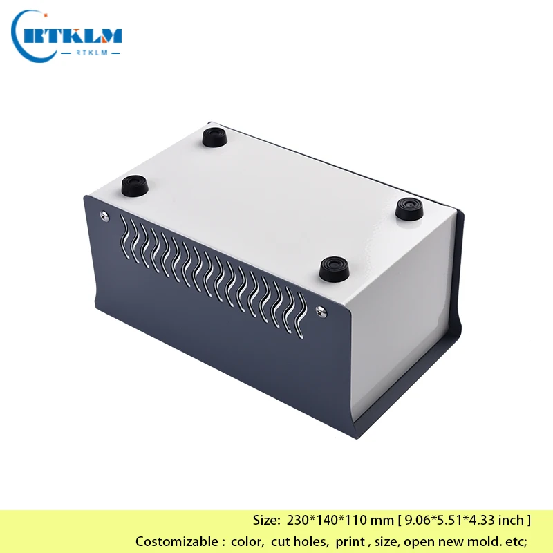 DIY Iron electric box iron amplifier enclosure for electronic project box iron instrument case small junction box 230*140*110mm