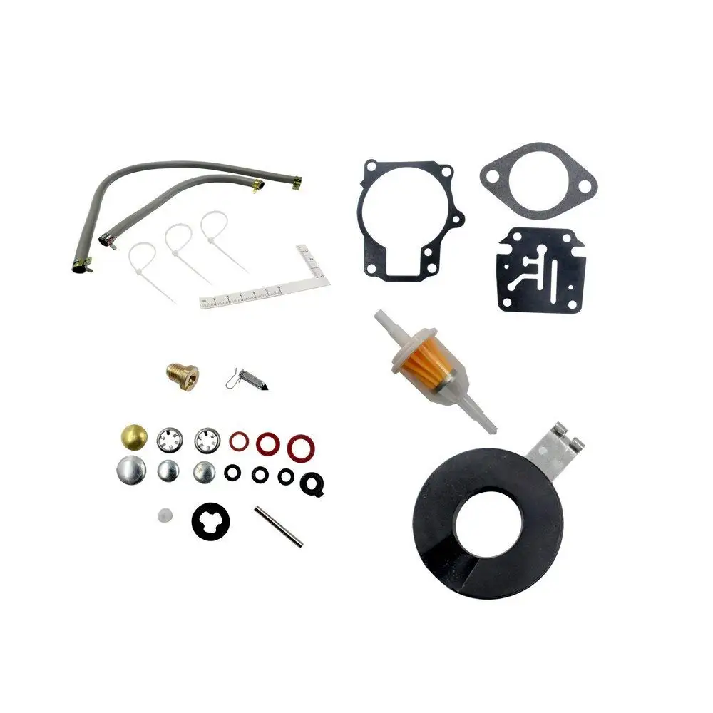 

Carburetor Carb Rebuild Kit for Evinrude Johnson 398729 396701 392061 Mallory 9-37107 Sierra 18-7222 18 40 HP Outboard Motors