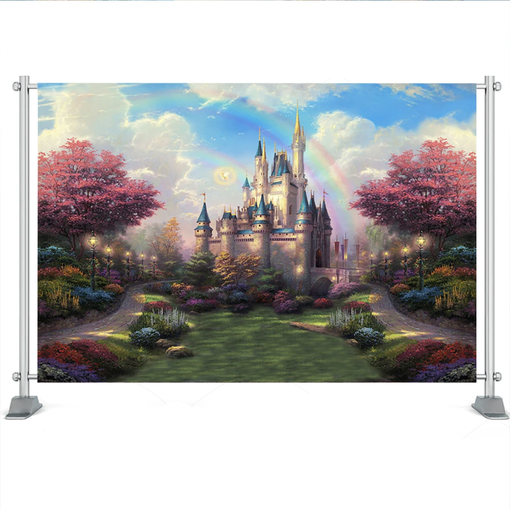 Toile de fond de paysage naturel, peintures à l'huile d'art, accessoires de galerie, arrière-plan fantastique, arrière-plans de photographie de ferme animale, studio photo