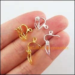 New 40 DIY Handmade Earrings Jewelry Findings Wholesale parts 10x13mm High Quality Ear Clip