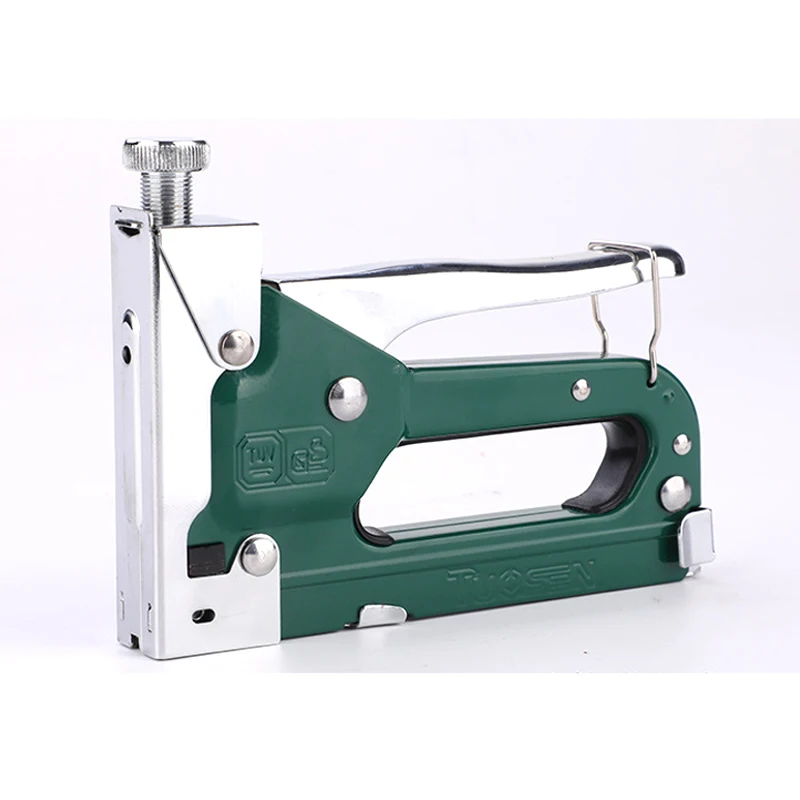 6" 3 in 1 Manual Heavy Duty Hand Nail Gun Steel Furniture Stapler For Framing Staples By Free Woodworking Tacker Tools