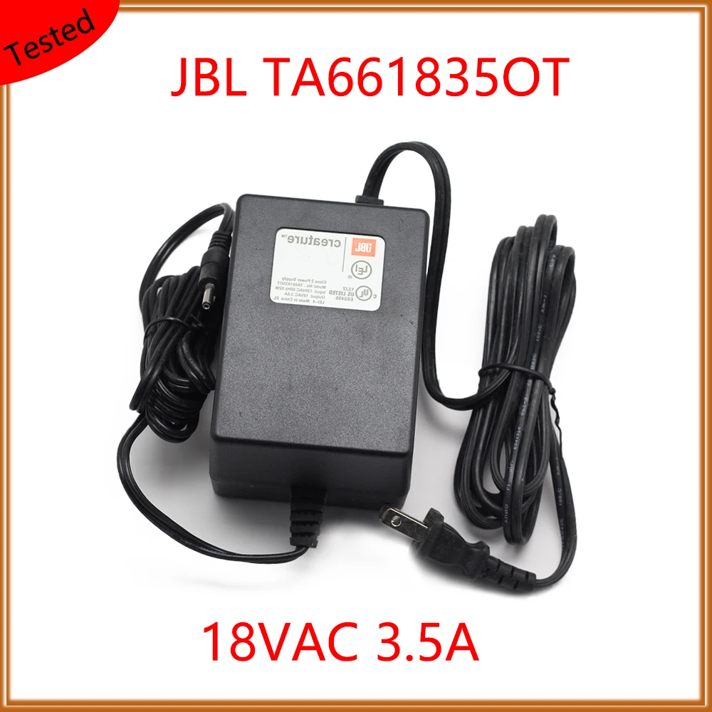 

TA661835OT 18VAC 3.5A Power Supply Charger Switching Adapter JBL Bluetooth Wireless Speaker Power Supply Adapters