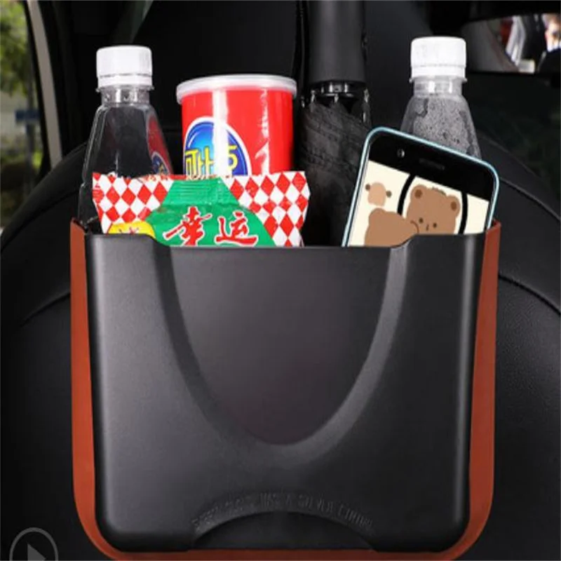 2021 June new  Creative car trash canFoldable hanging storage bucket Multifunctional car umbrella storage artifact
