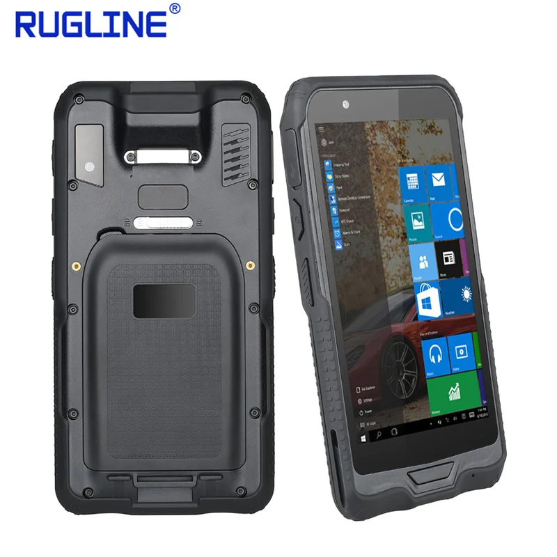 Rugline RT62H Windows 10 home 4GB RAM 128G ROM Data Terminal 5.98 Inch Size With 1D 2D Barcode Scanner