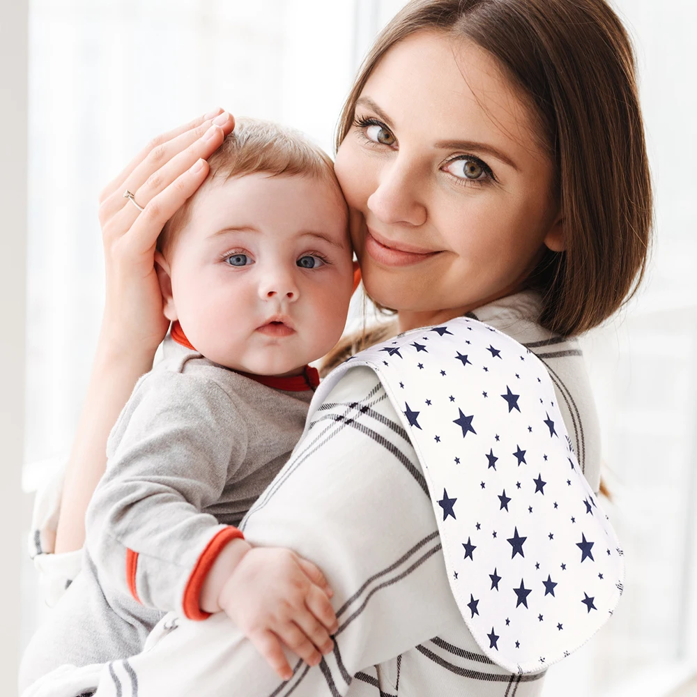 100% bio-Baby Lätzchen Spuck Tücher für Baby Jungen und Mädchen Ultra Saugfähigen Aufstoßen Tuch Unisex Mode Neugeborenen Speichel Handtuch