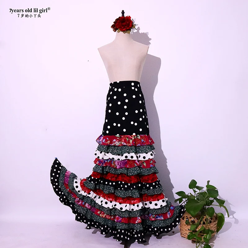 Flamenco, A Popular Dance Wear Brand, Is A Hip-Wrapped, Multi-Layer Flounce BB02 Dress