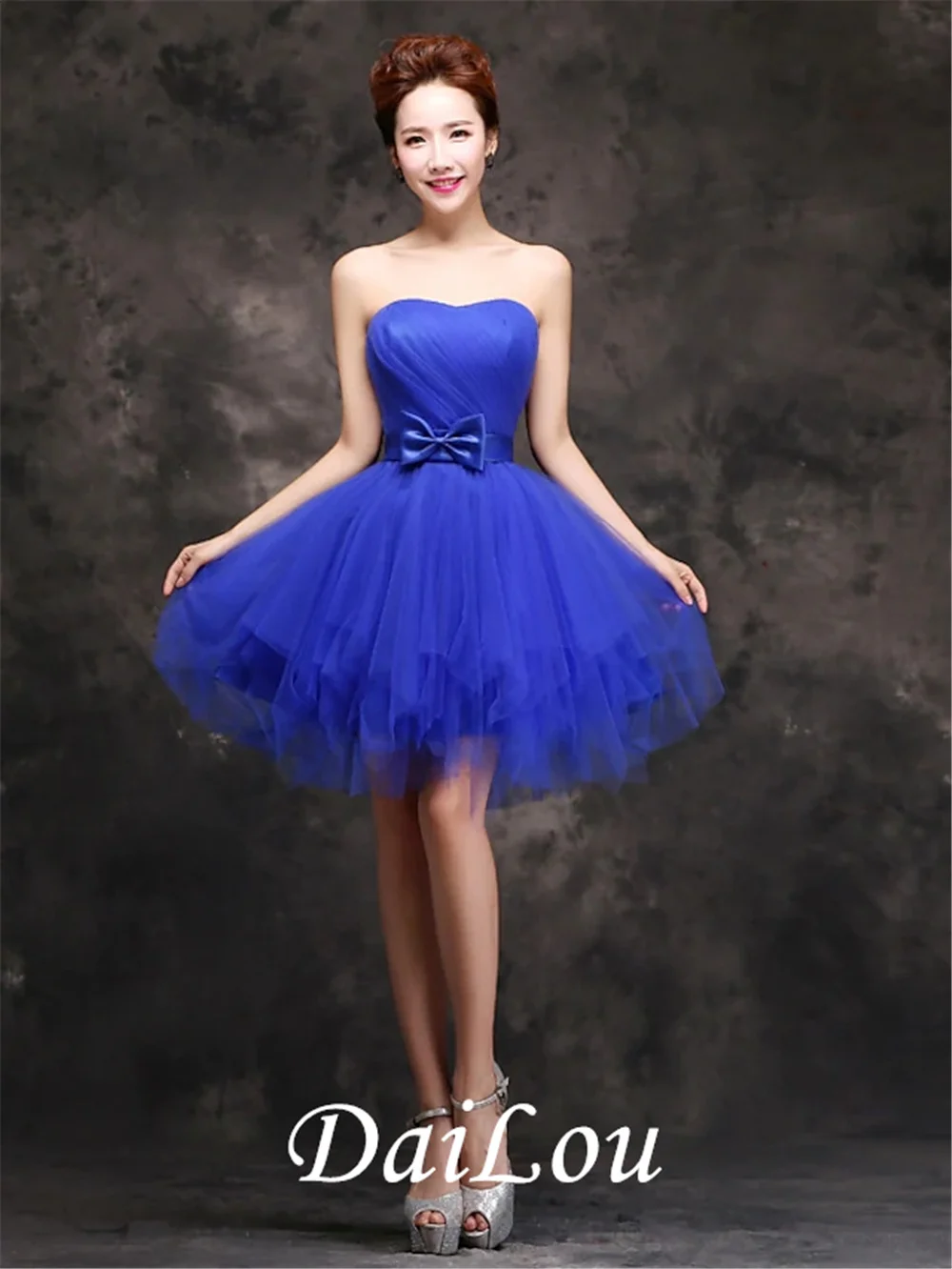 Ball Gown Flirty Vintage Party Wear Cocktail Party Dress Sweetheart Neckline Sleeveless Short / Mini Tulle with Bow(s) 2021