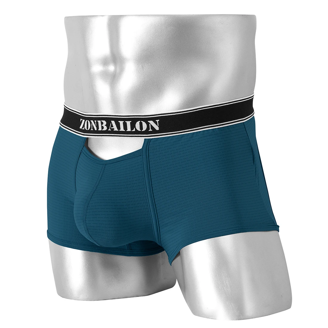 2022 Fashion Men\'s Sexy Short Boxer Briefs Personality Design Hollowed Out Men Soft Breathable Panties